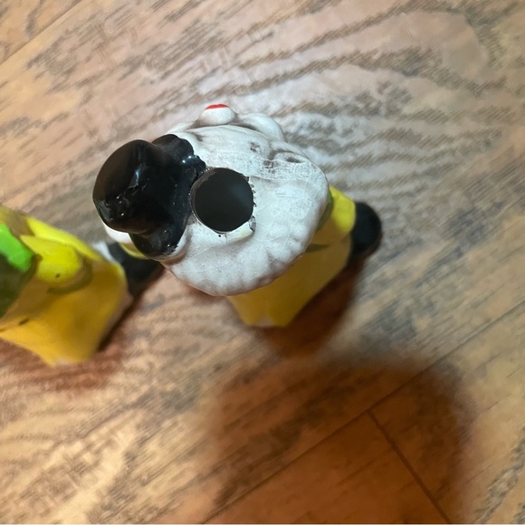 Vintage porcelain clown candle holders for thin tapper candlesticks 3 piece set - Picture 5 of 16